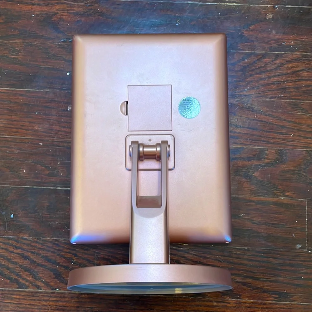 Pink Paneled LED Mirror